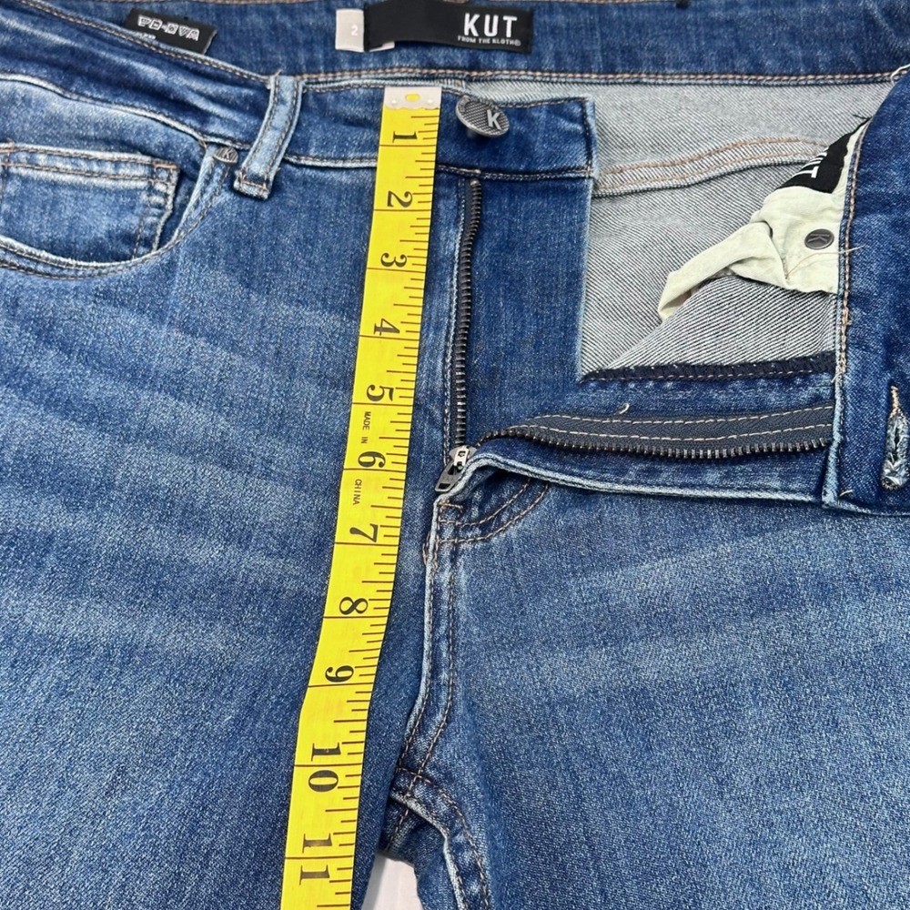 KUT from the Kloth Kelsey High Rise Ankle Flare Jeans Women's‎ Size 2 Denim - Picture 10 of 12